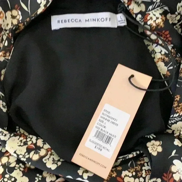 ❤️BNWT Rebecca minkoff Winnie dress size L - Picture 5 of 5